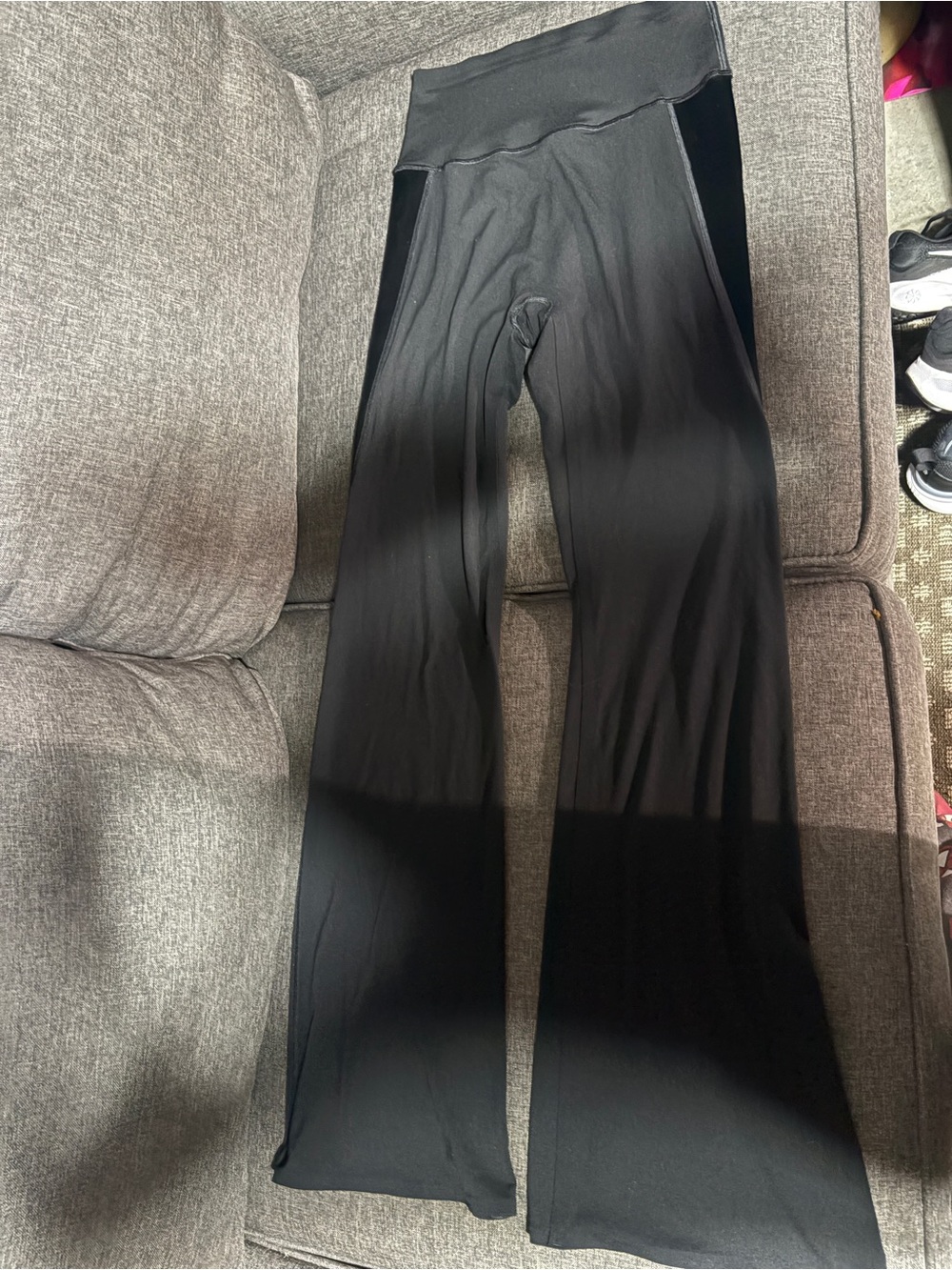PINK Victoria's Secret Black Flare Leggings